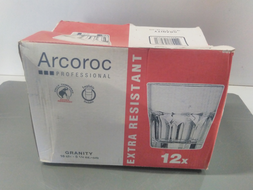 6 verre à eau Arcoroc