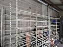 Rack étagère beige 250x50x125cm