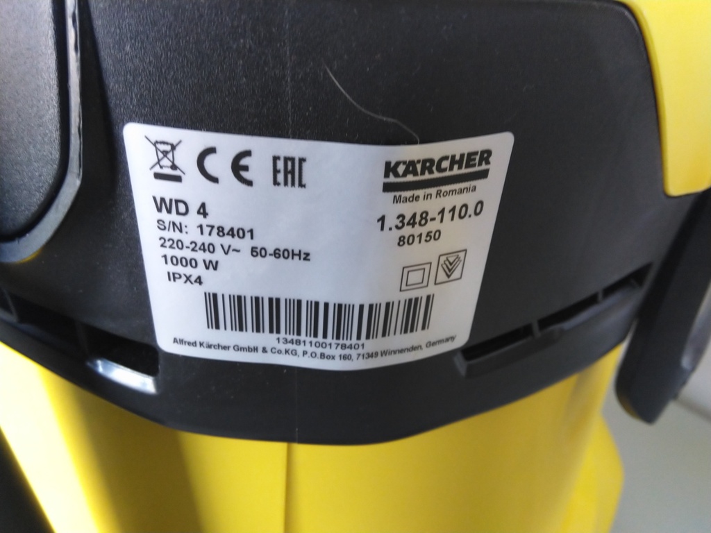 Aspirateur Karcher eau et poussières