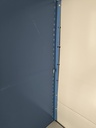 Etagère métal bleu 120x200x40cm
