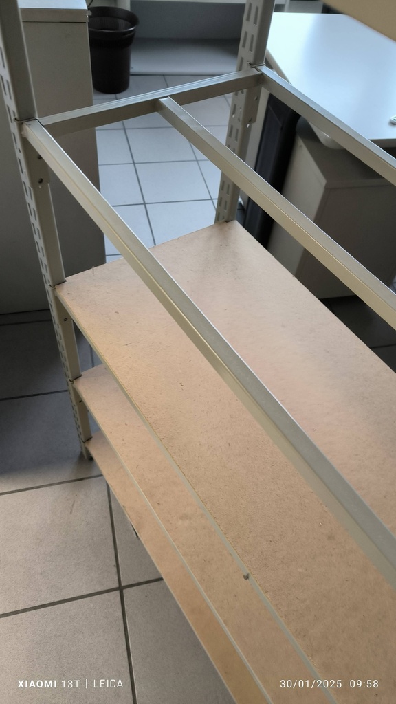 Etagère mi lourde 102xp42xh215cm