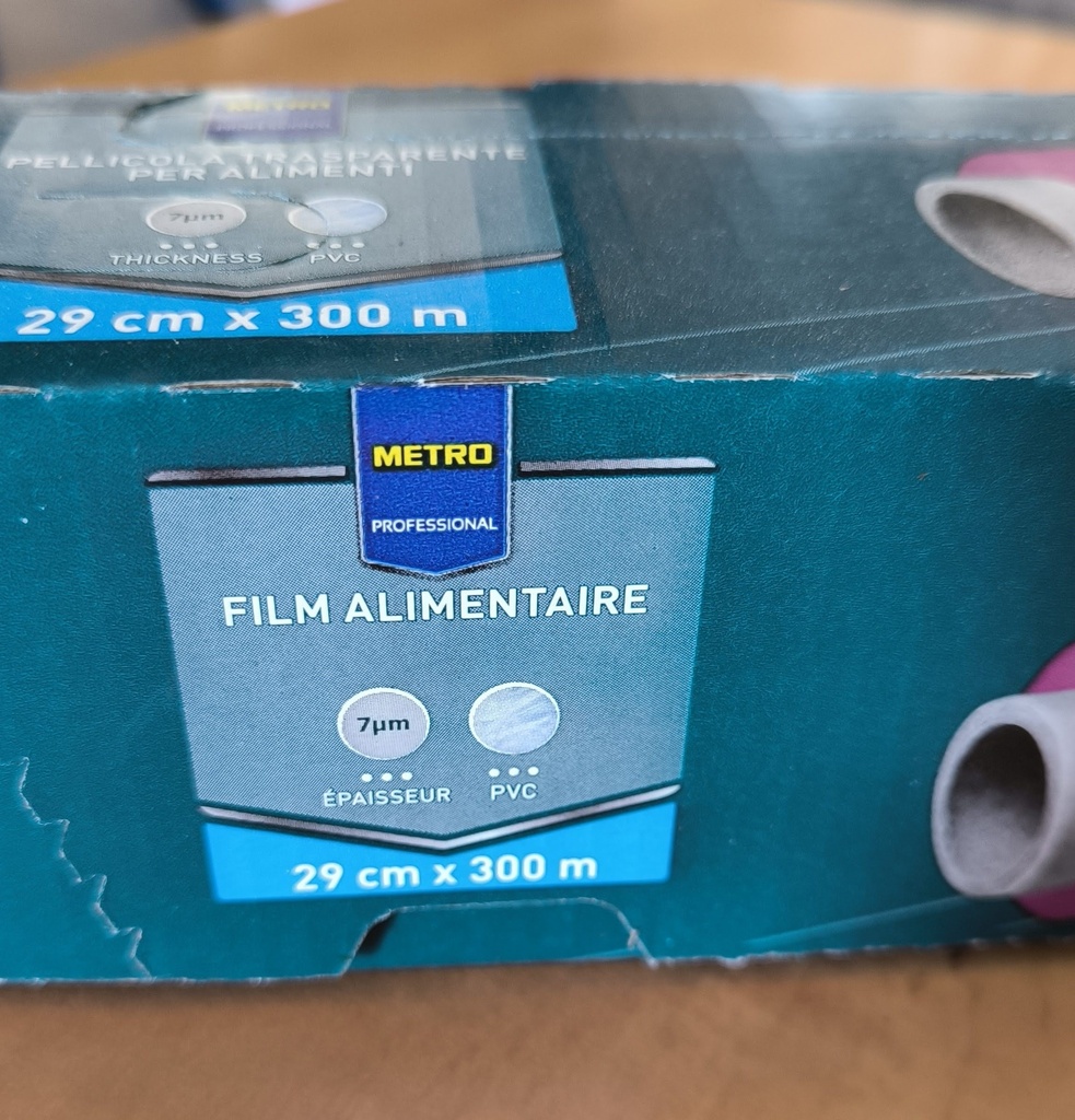 Film alimentaire Métro