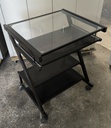 Petit bureau métal/verre