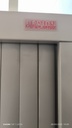 Armoire métallique 355 à rideaux