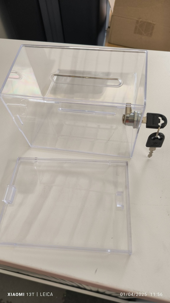 Urne transparente