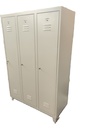 Bloc vestiaires 3 portes Manutan beige
