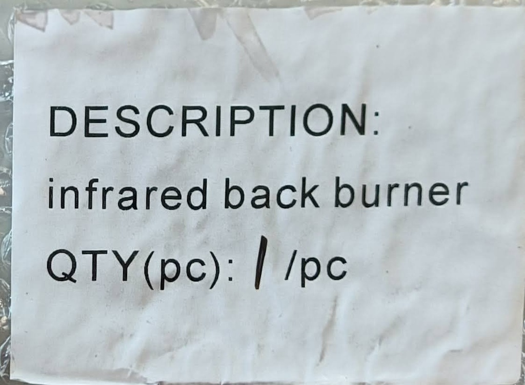 Brûleur infrarouge Greaden
