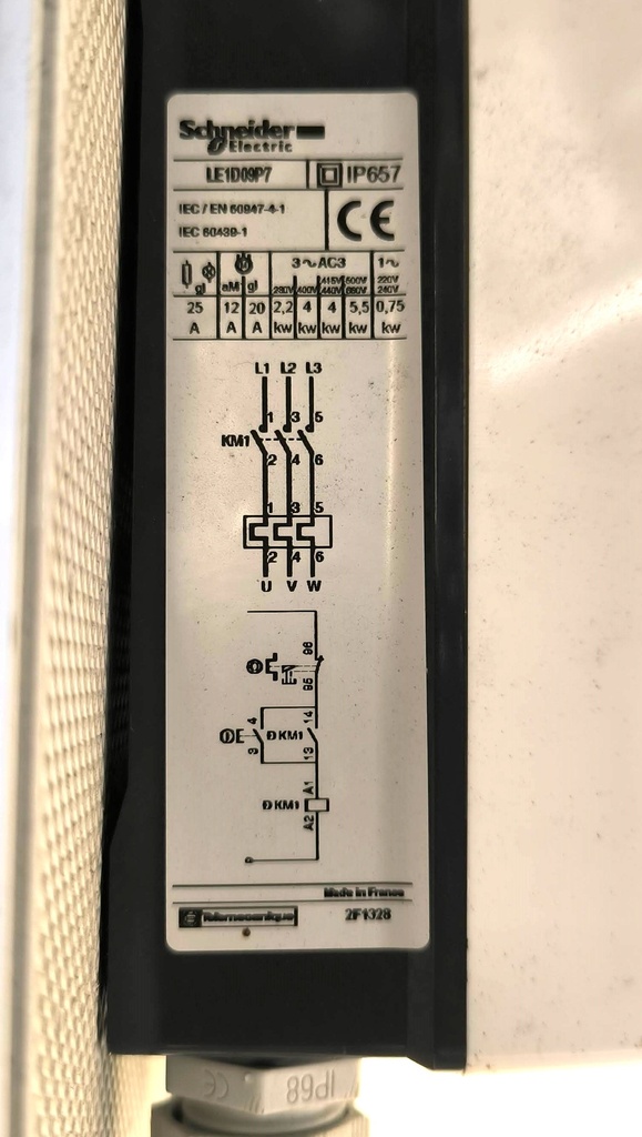 Boitier disjoncteur on/off 380v