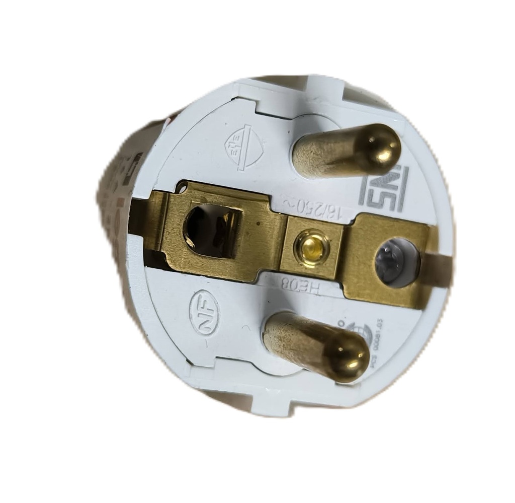 Fiche male 220v Legrand
