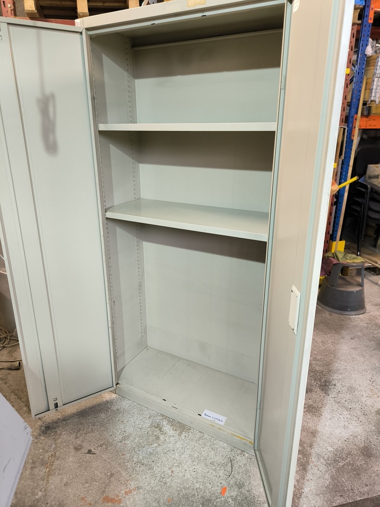 Armoire métallique 430 2 portes droites 100cm