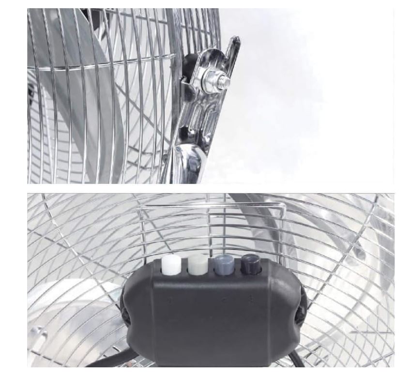 Ventilateur à poser inox 100w