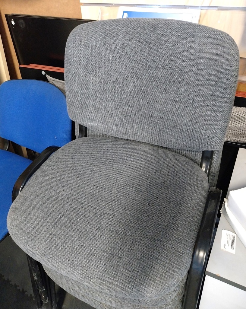 Chaise Dralon gris clair