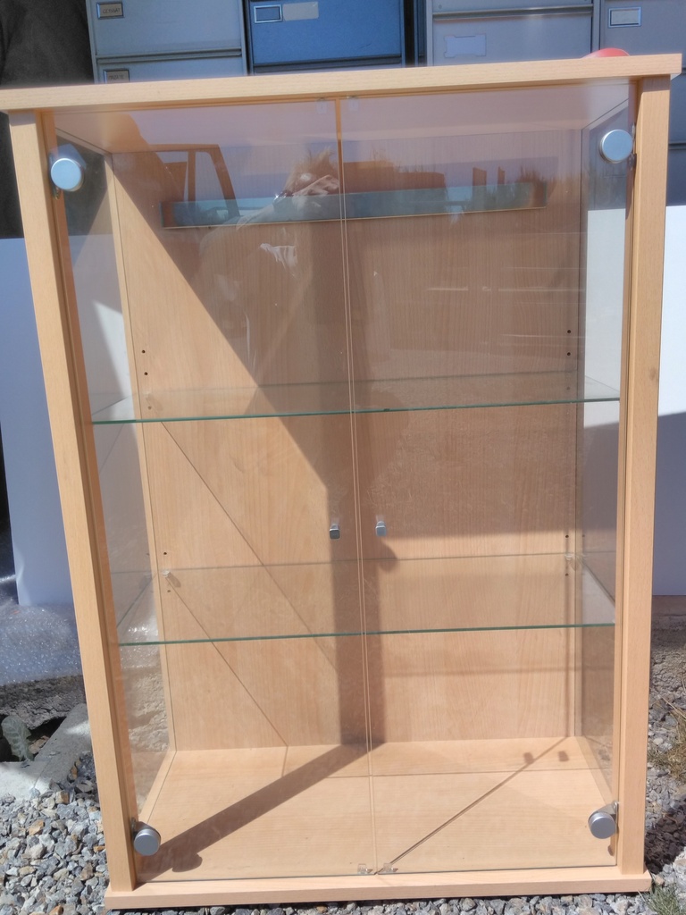 Armoire vitrine 2 portes