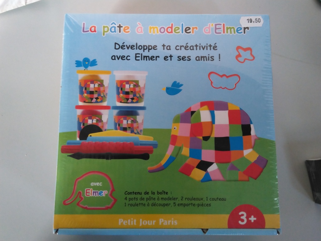 Jeu pate à modeler éléphant