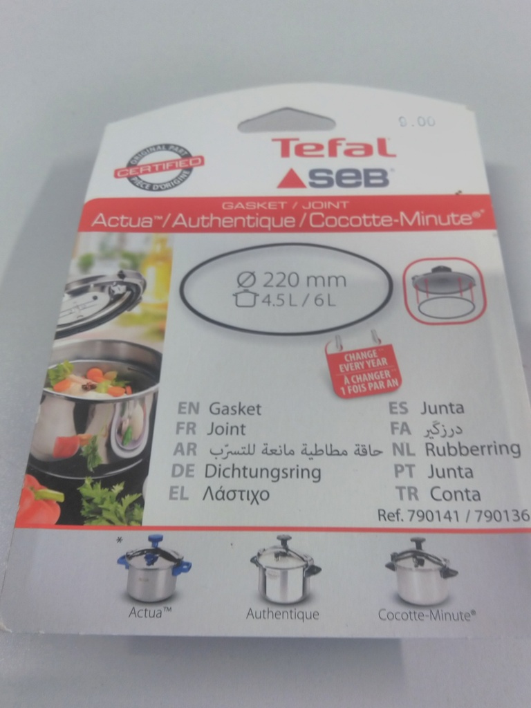 Joint Tefal/Seb cocote minute 790141/790136