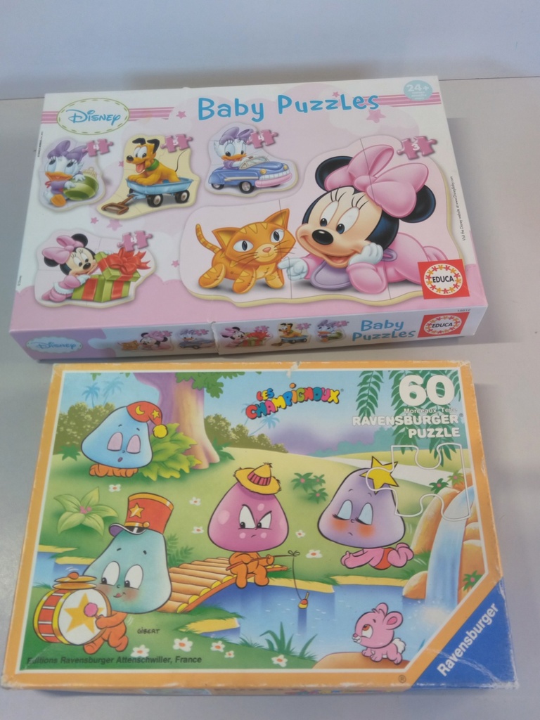 Lot de 2 puzzles enfant