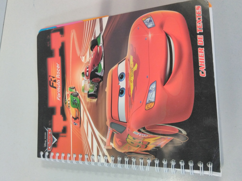 Cahier de texte Cars