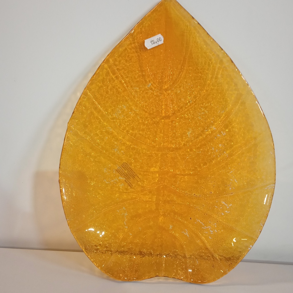 Plat en verre feuille