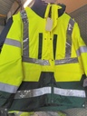 [Z4Gd1B4] Veste fluo jaune Chatard taille L (col vert)