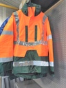 [Gd1A5] Veste fluo orange Chatard L (liseré vert)