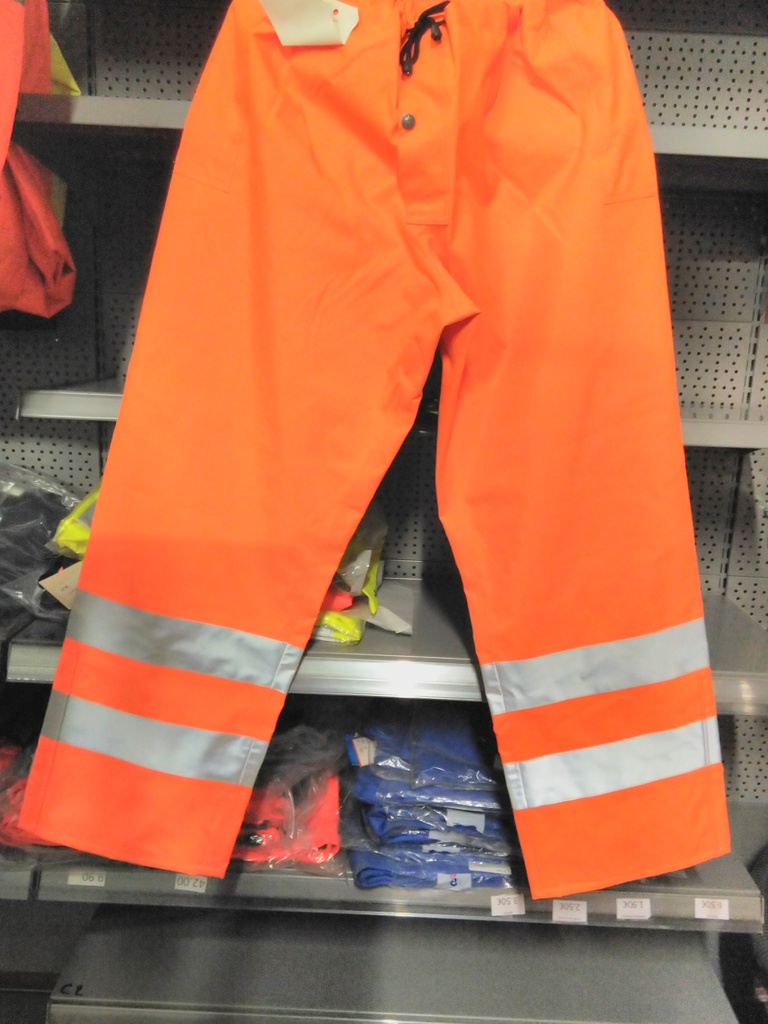 Pantalon de pluie orange Chatard L