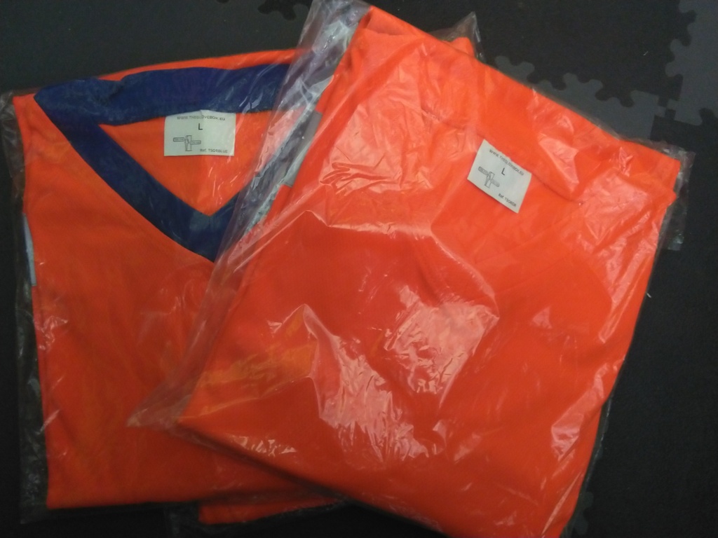 T-shirt fluo orange L