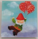 [Z3R4C2] Cadre verre lutins rouge