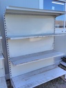 Gondoles de magasin blanches 140x200cm