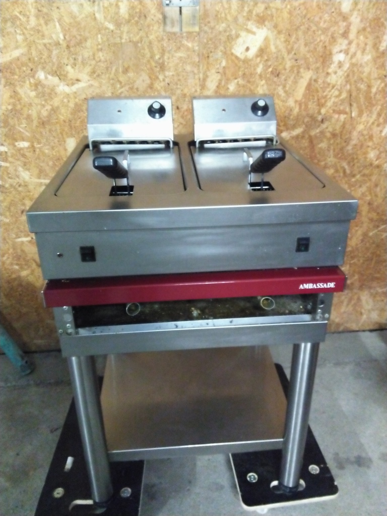 Friteuse double bacs pro