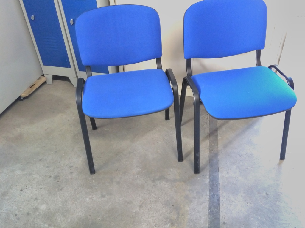 Chaise Dralon bleue