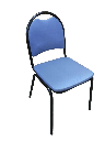 [R2E2B2] Chaise de réunion bleue