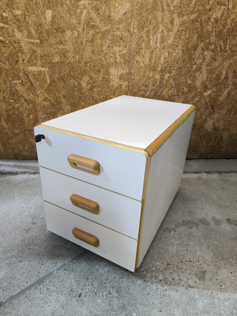 Caisson de bureau 21 bois bicolor