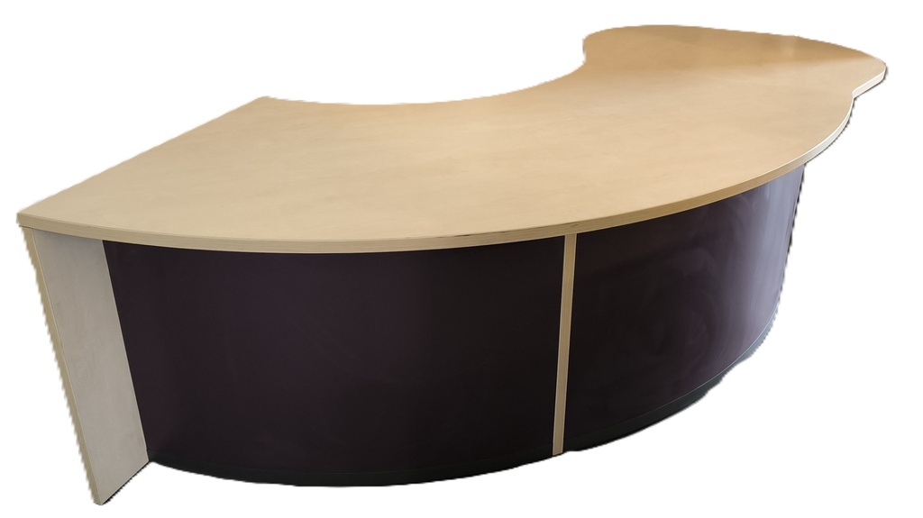 Bureau ergonomique avec retour