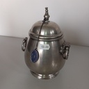 [Z4] Pot avec couvercle en étain