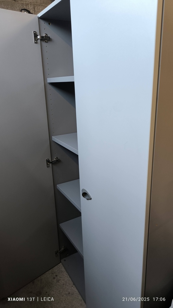 Armoire mélaminé 378 2 portes droites
