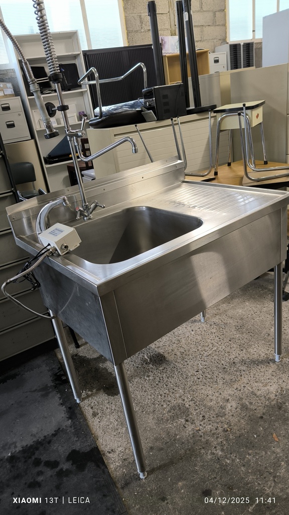 Plonge 1 bac / Egouttoir / Douchette