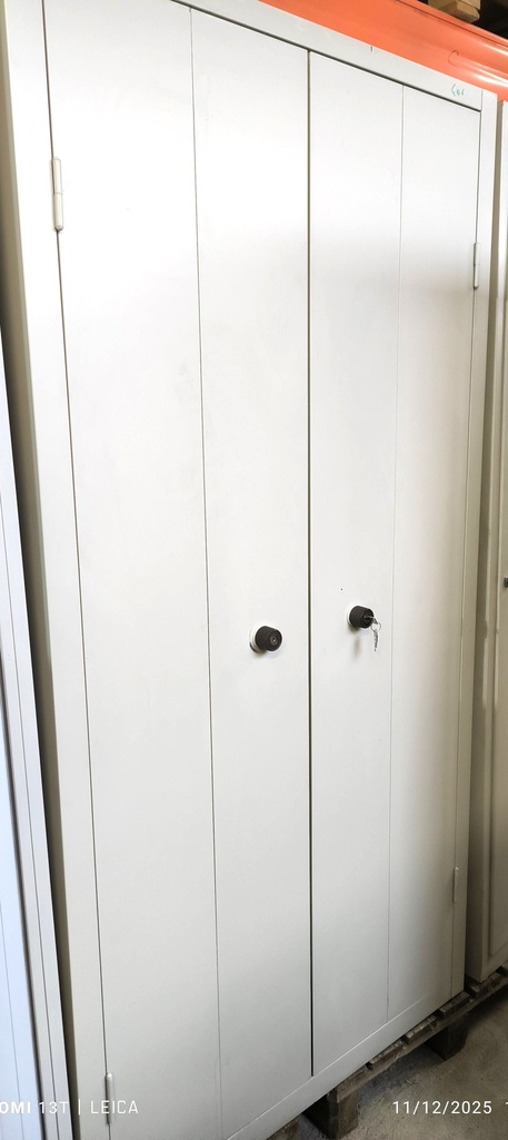 Armoire métallique 406   2 portes KZ 100cm avec clés