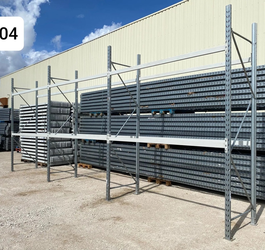 Rack à palettes 8.40 x p1.00 x h 3.5m