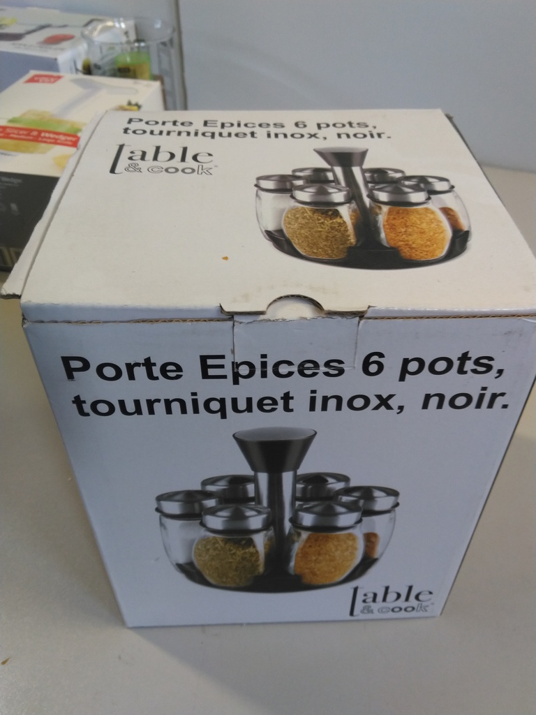 Porte épice 6 pots