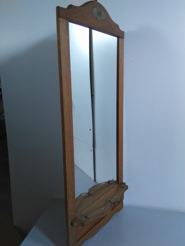 Miroir bois avec tablette