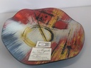[Z3R3E7] Assiette déco rouge Acapulco