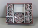 [Z3R4D4] Set 6 tasses et soucoupes déco