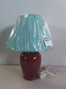 [Z3R4E9] Lampe de chevet pied bordeau