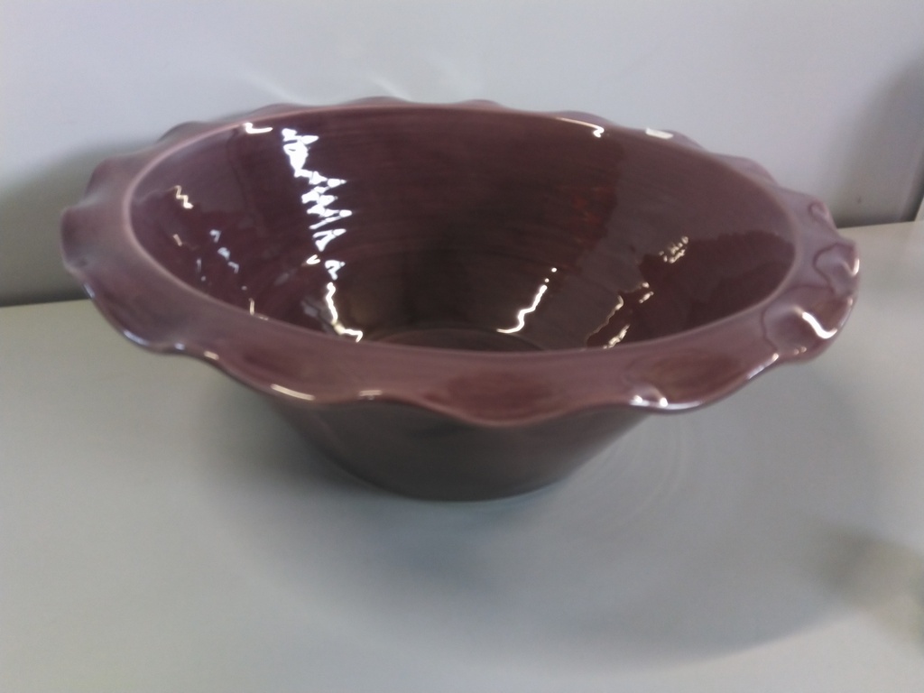 Saladier céramique mauve 2