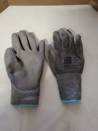 [Z4] Gants Ergos gris liserés bleu