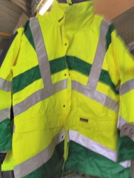 [Z4Gd1B4] Veste fluo jaune Chatard taille XXL (manches bleues)
