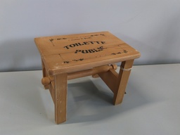[R3C4] Support papier toilette bois